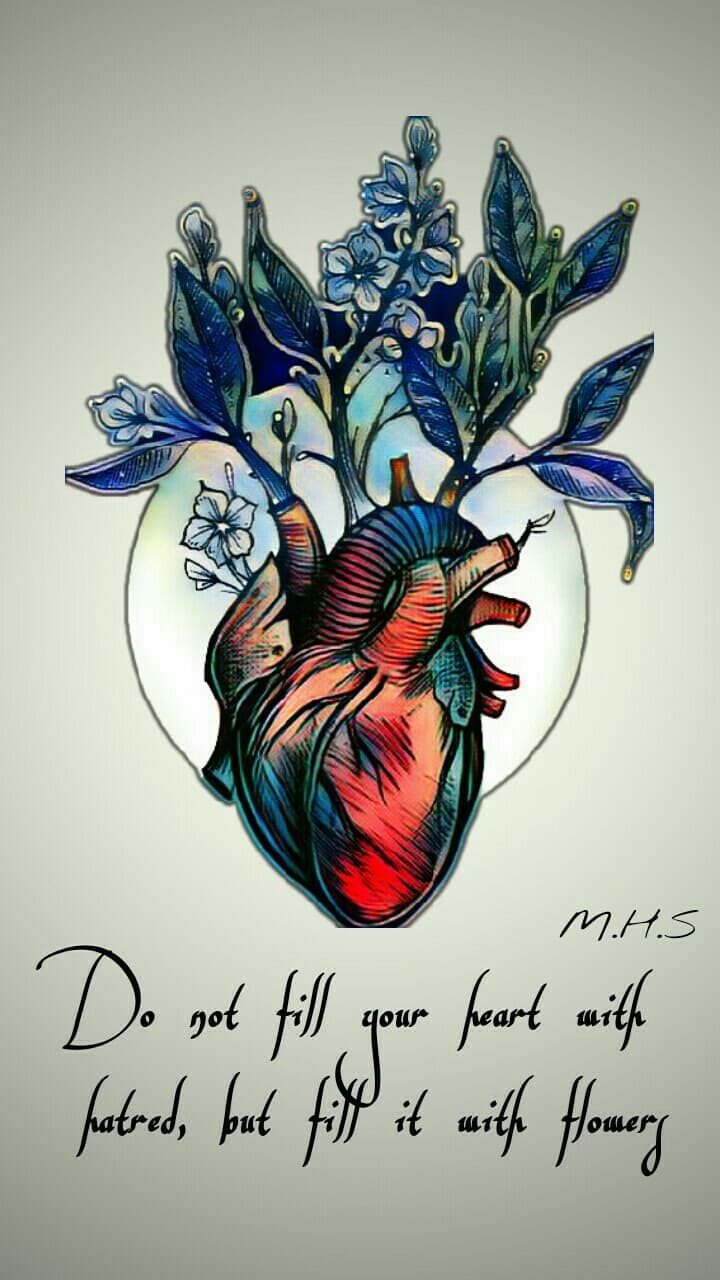 #heart #flowers
