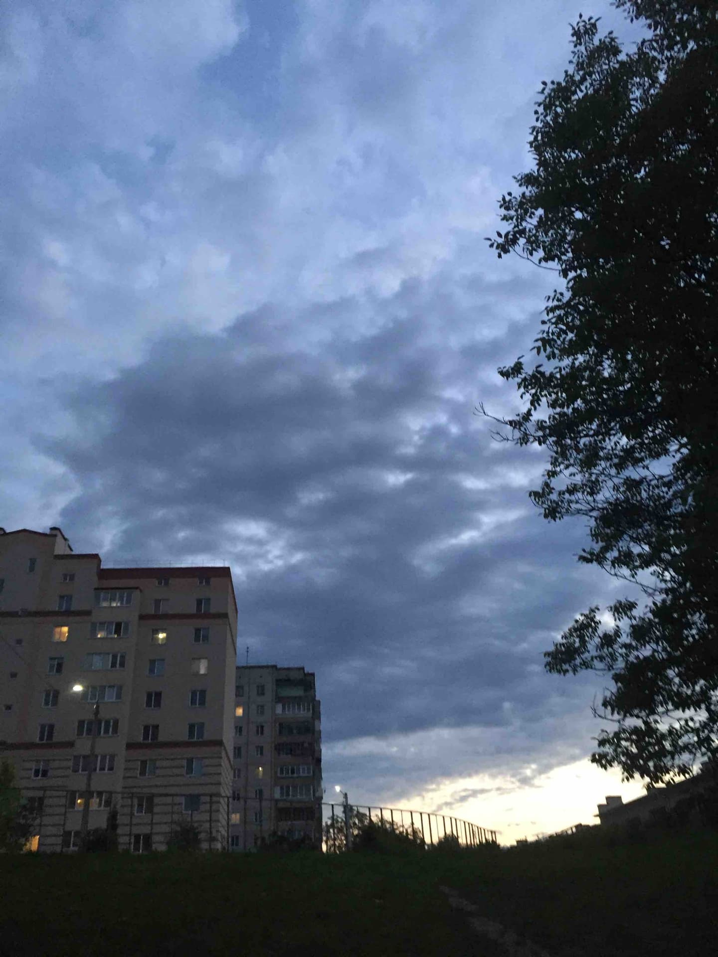 небо