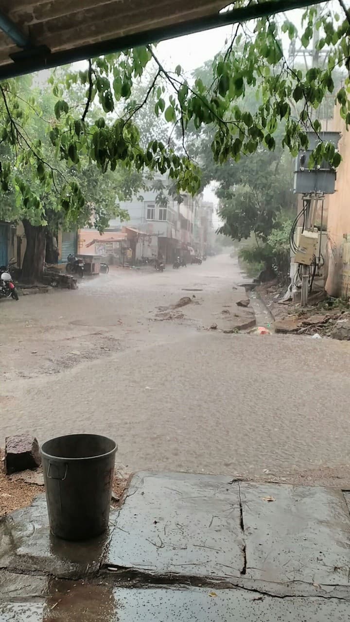 raining time in Hyderabad