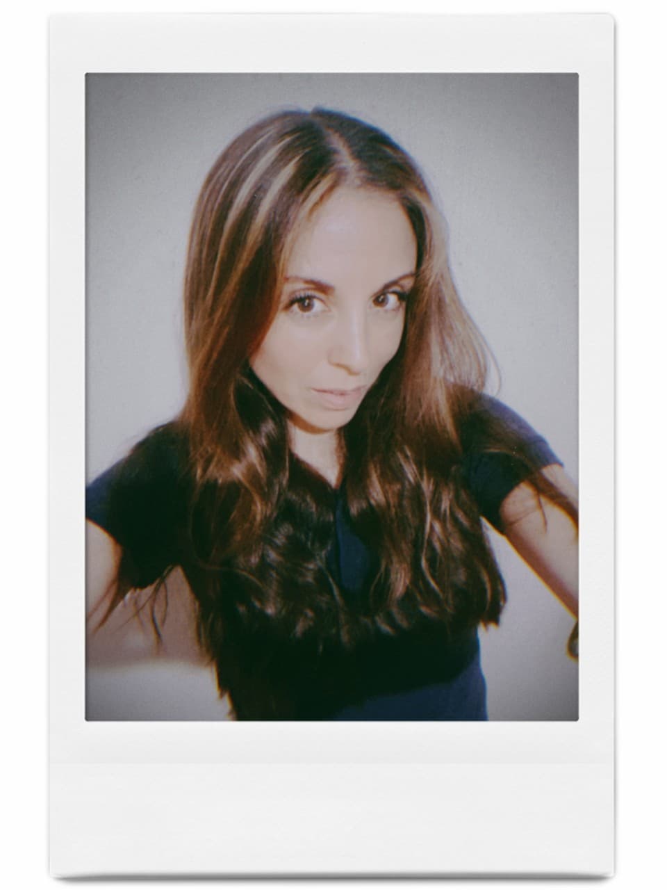 Polaroid lady