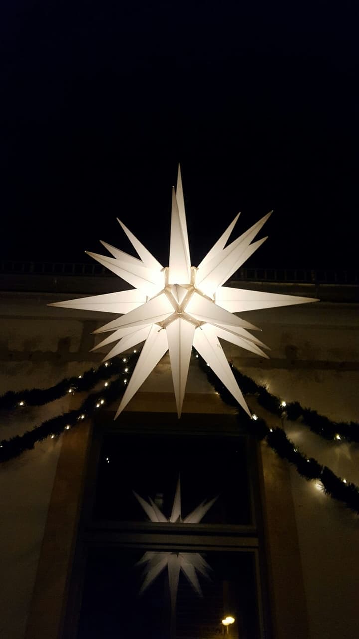 my christmas star,you can see him,where ever you stay