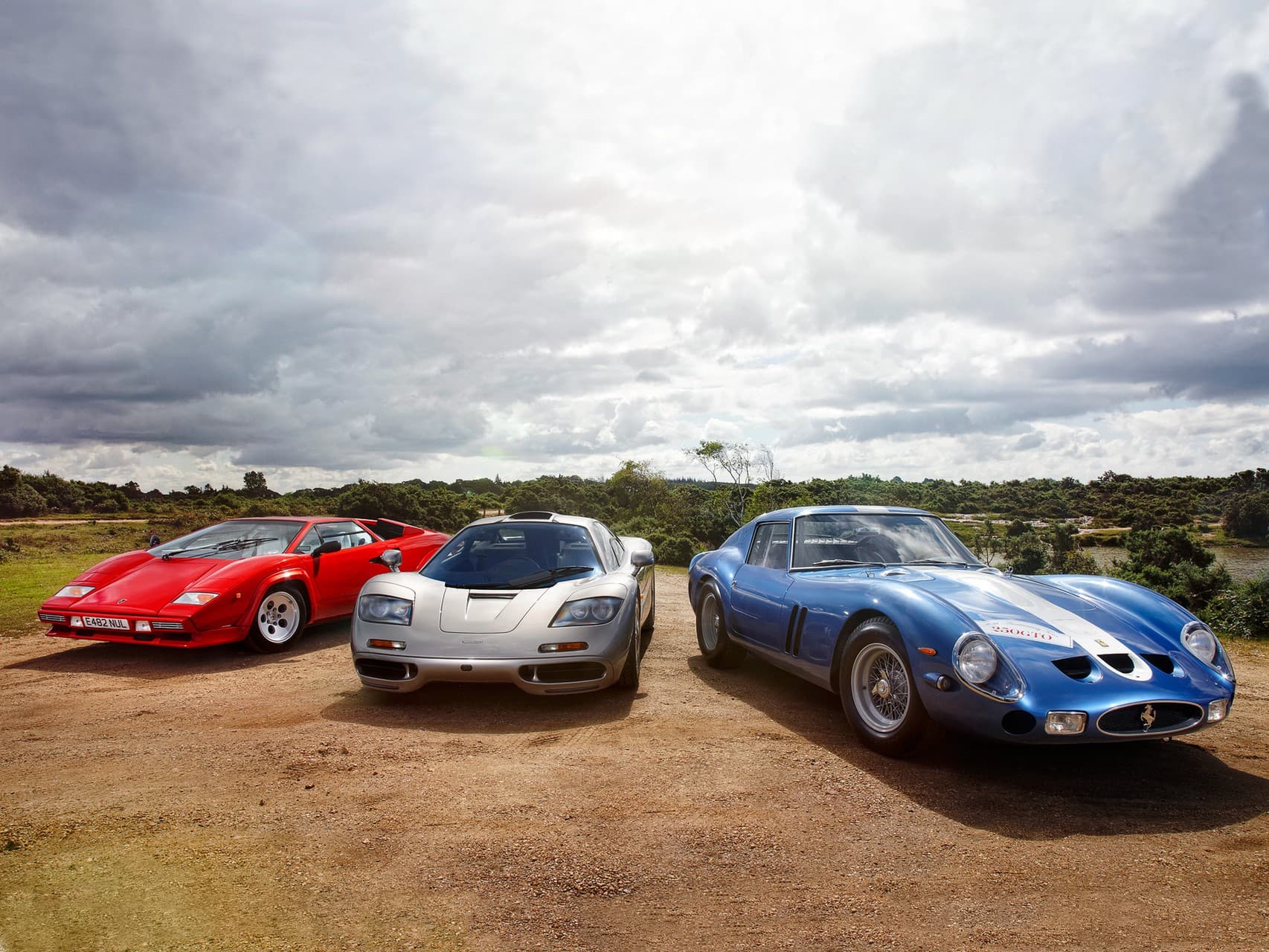 chelby and mclaren and lamborghini