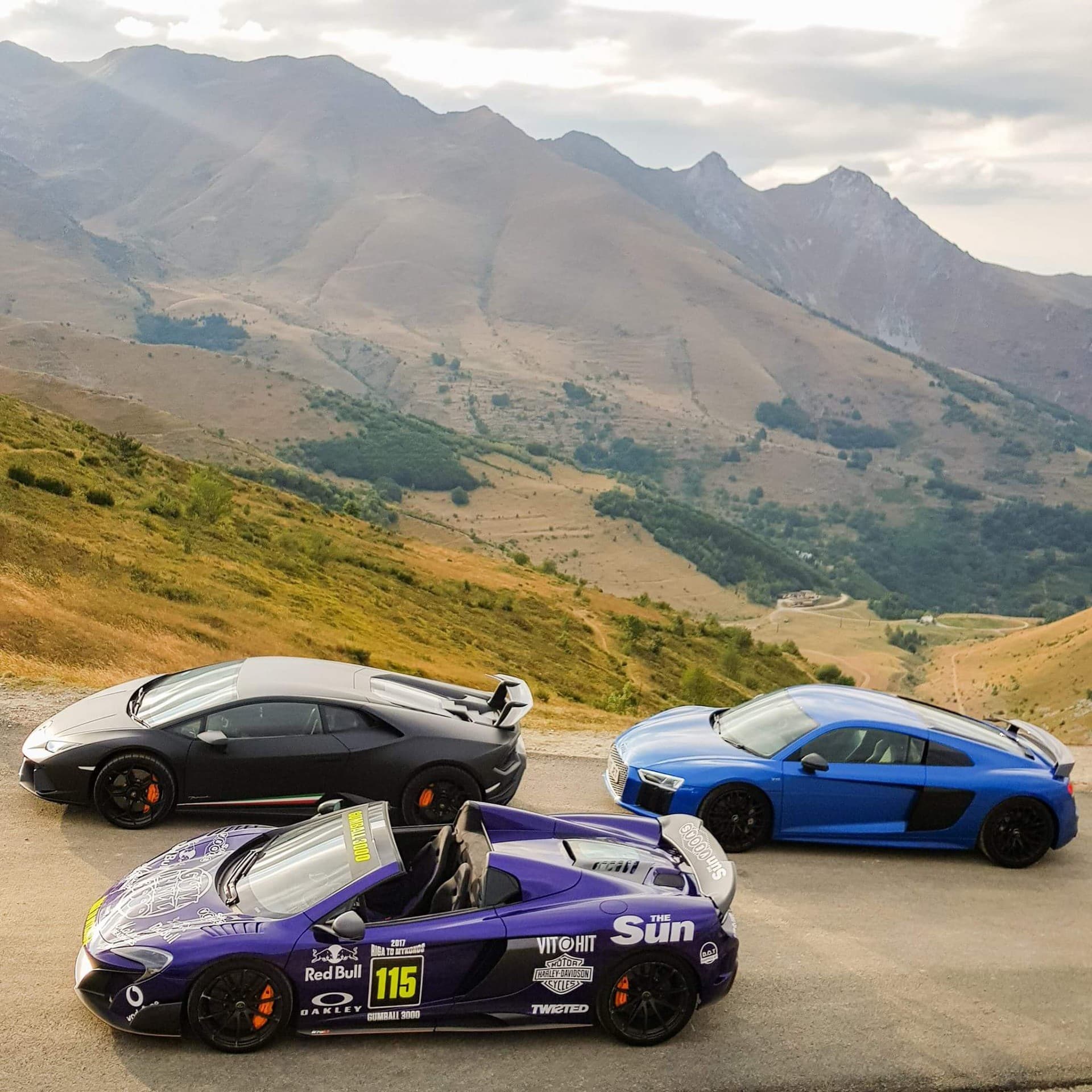 Lamborghini Audi McLaren