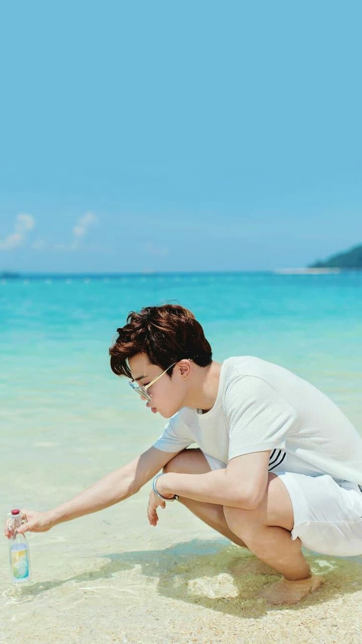 In the sea