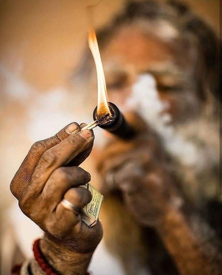 Aghori sadhu