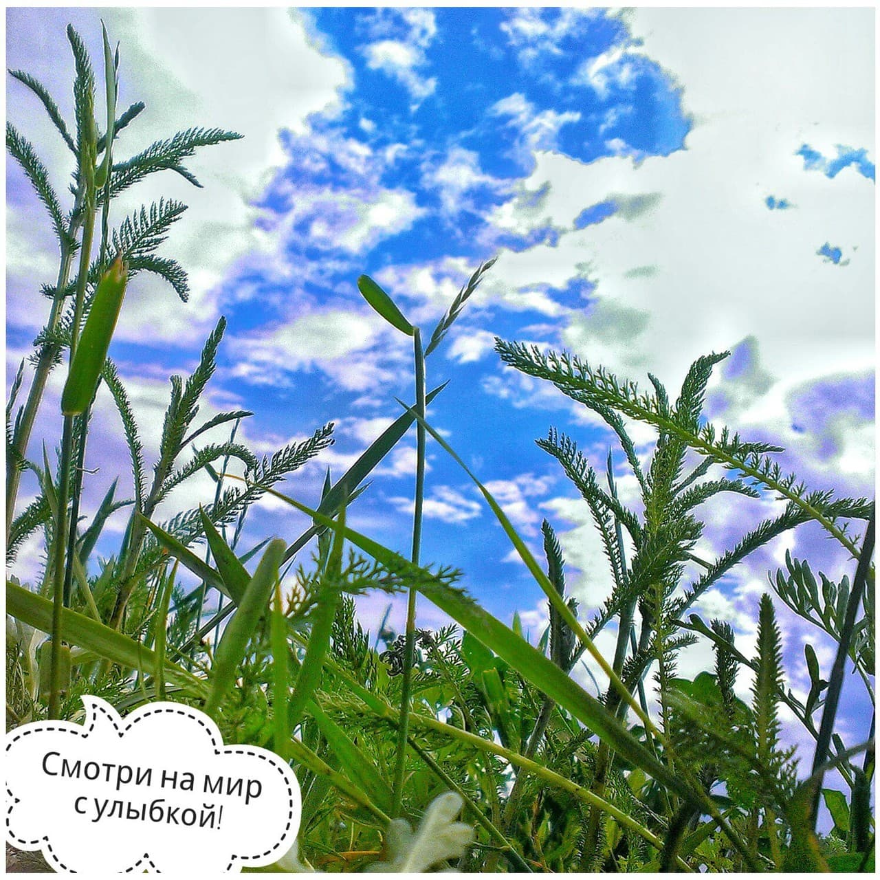 смотри на мир с улыбкой