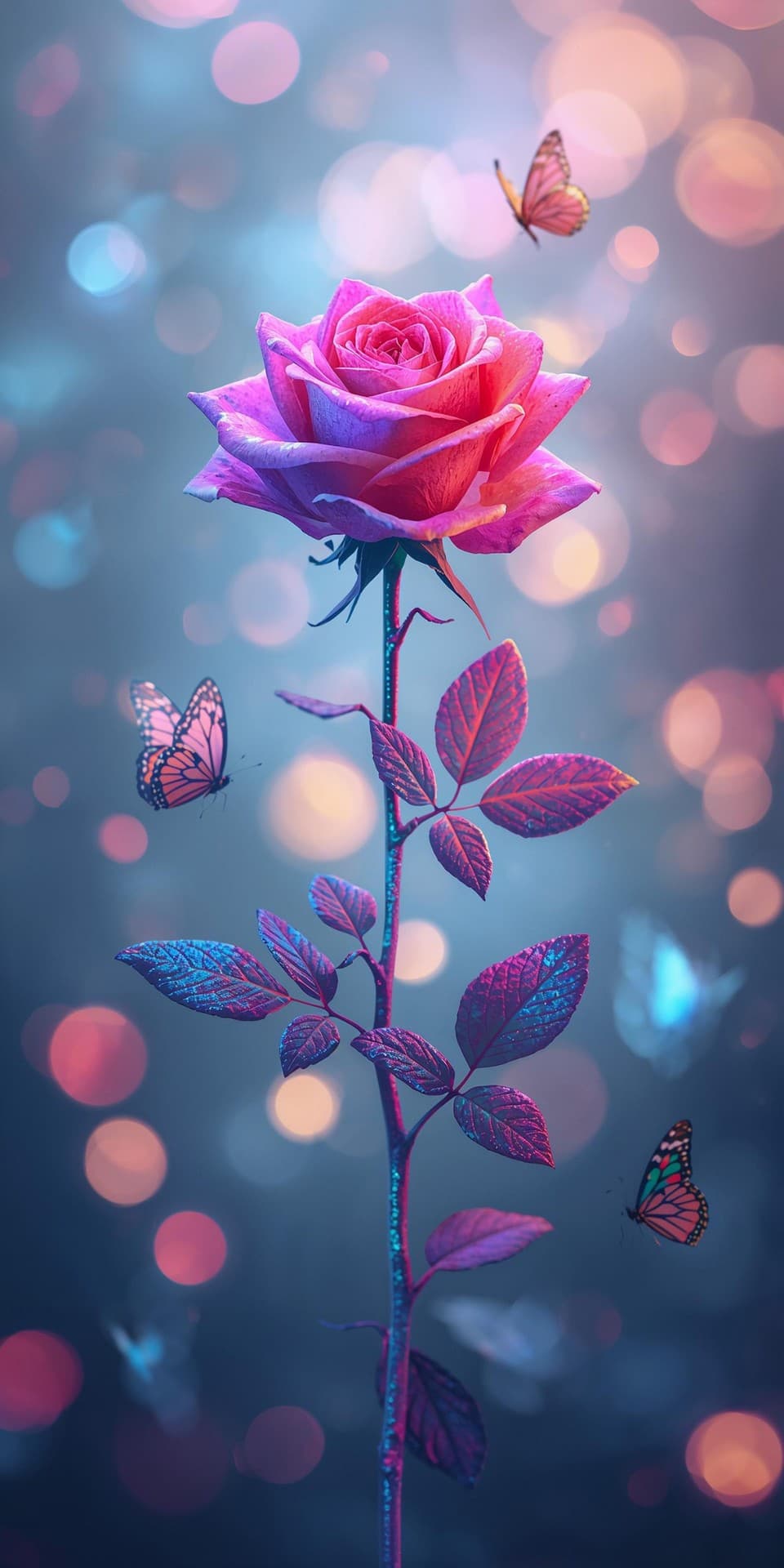 핑크색, 자주색 배경화면