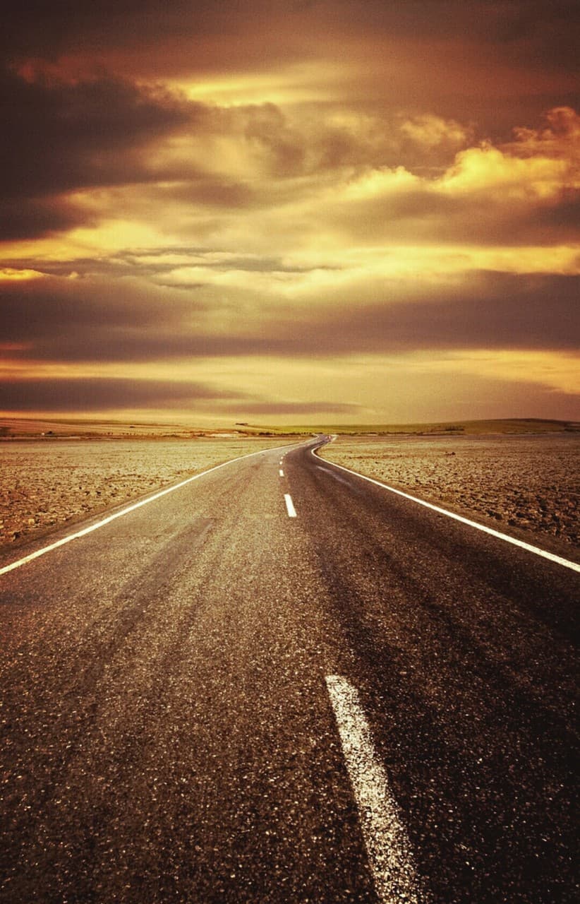 on the way
