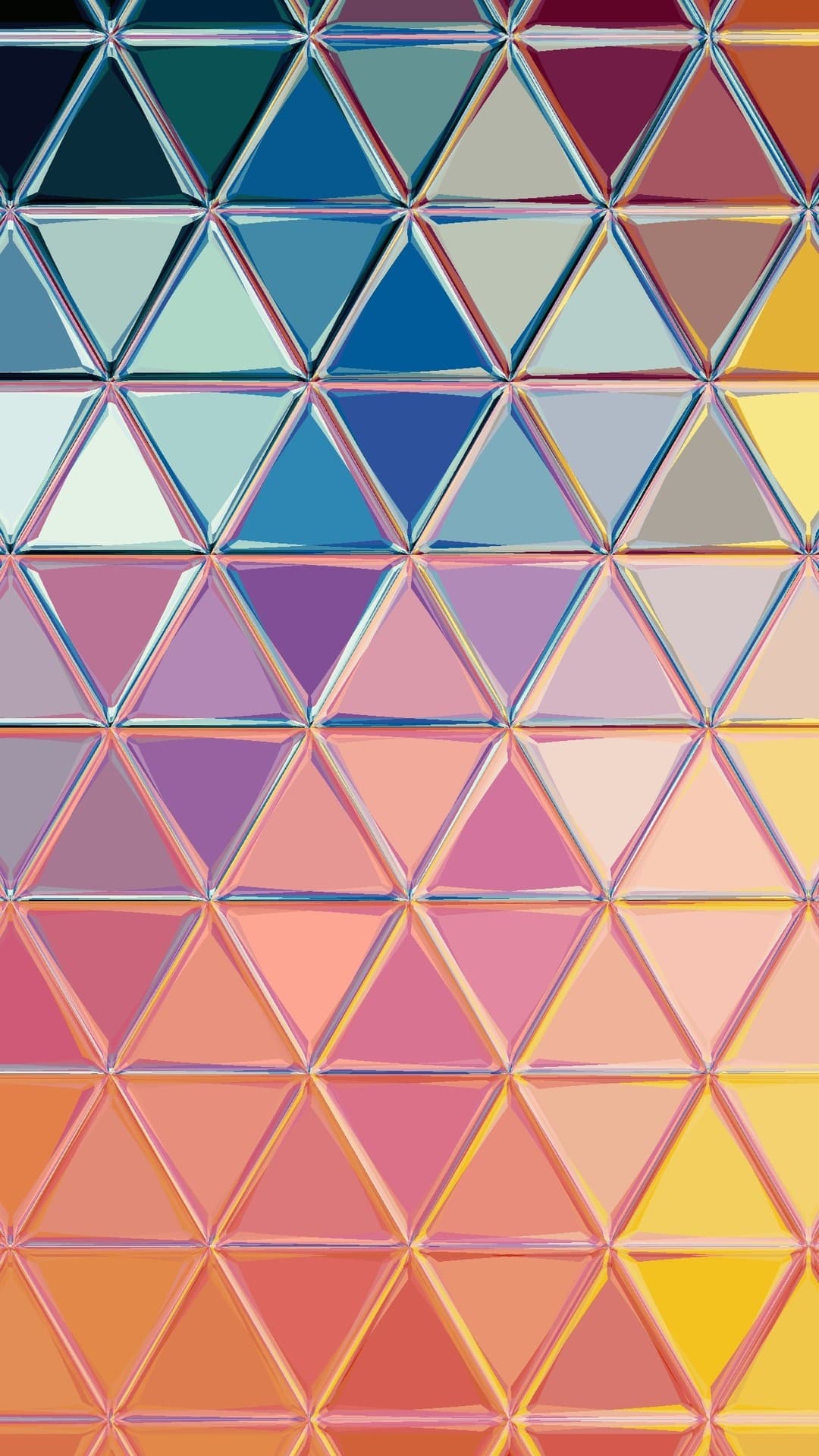 Colorful Triangles Pattern