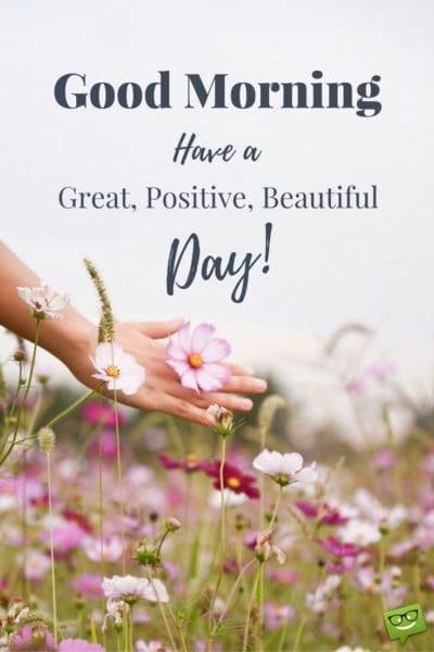 good morning