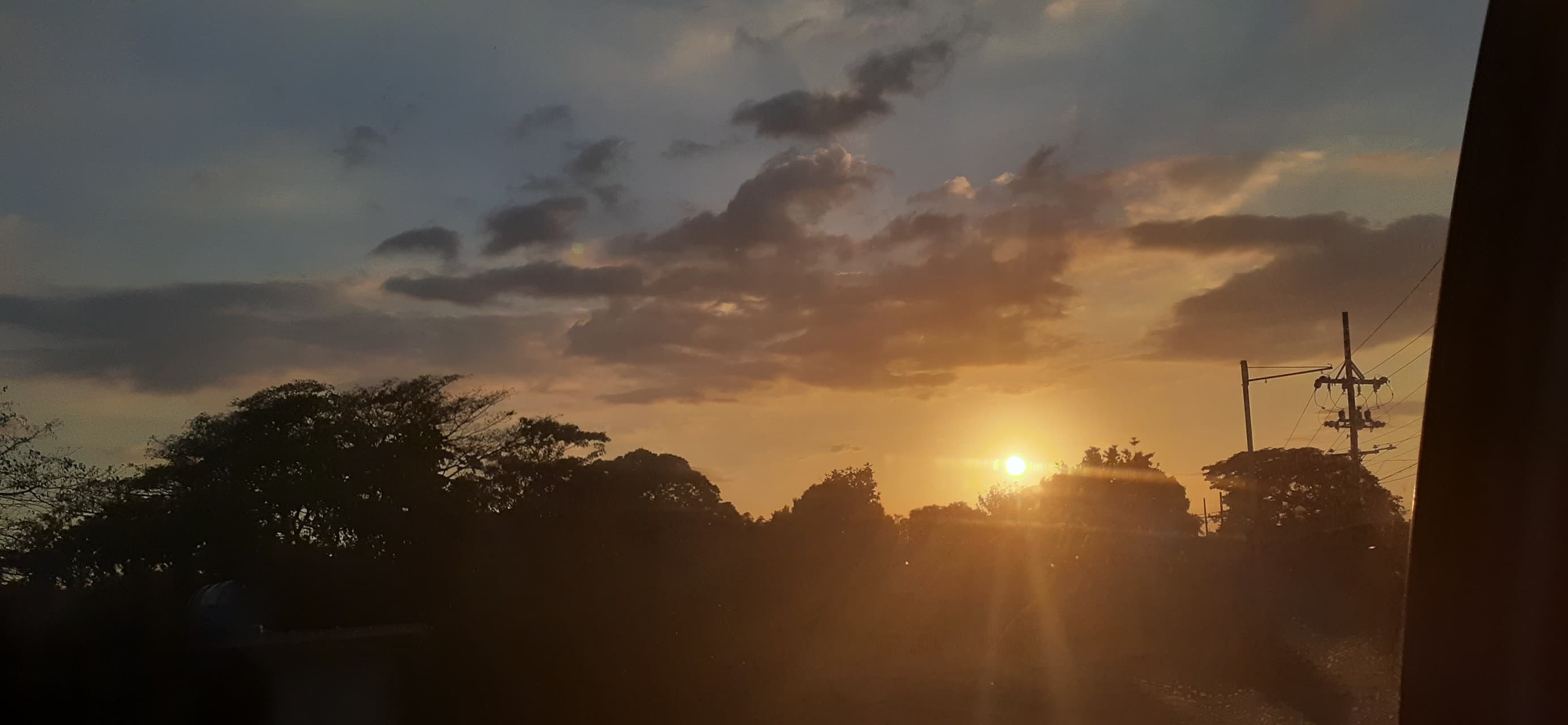 sunset in Jamaica