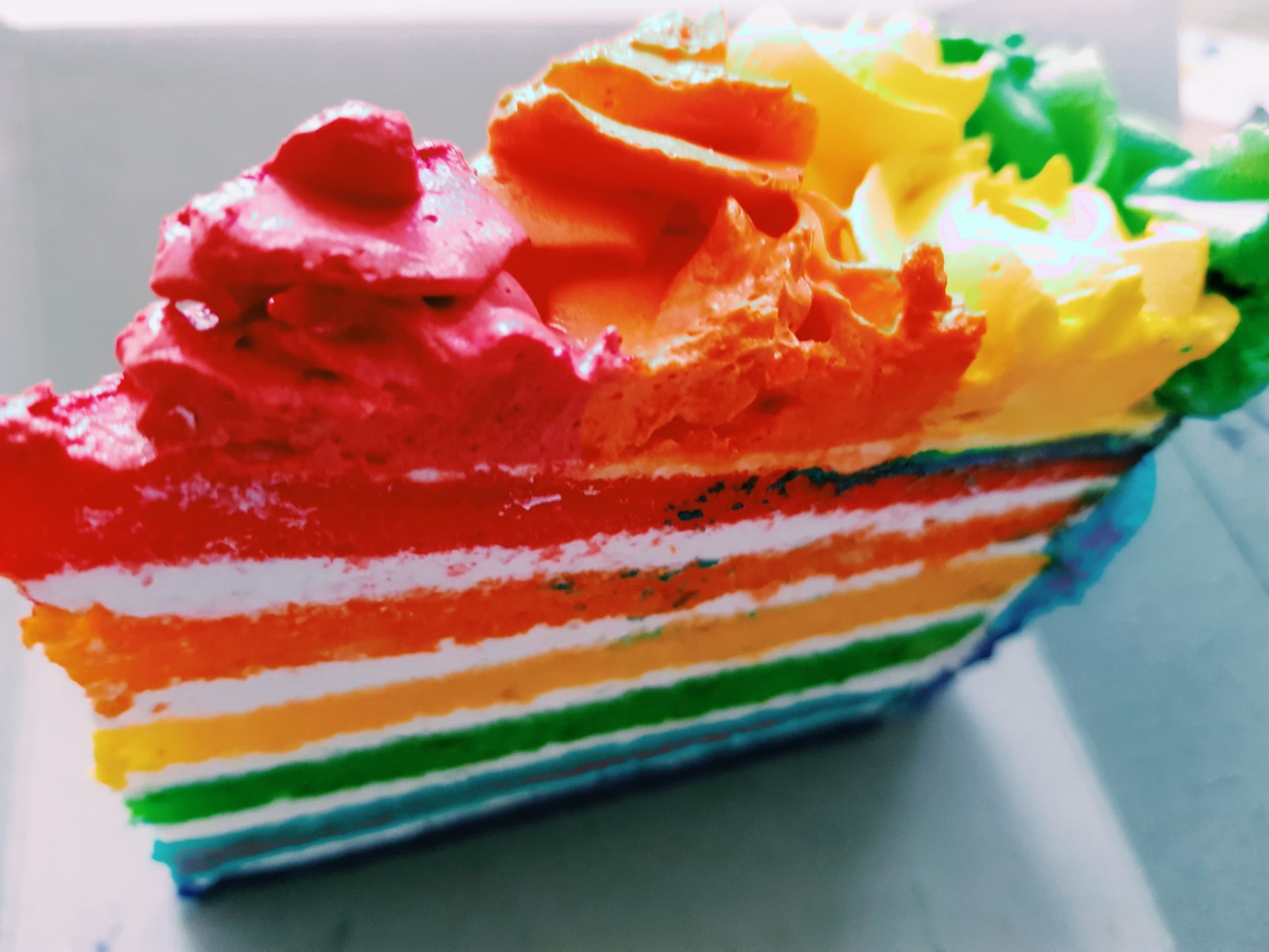 Rainbow Butter Cake