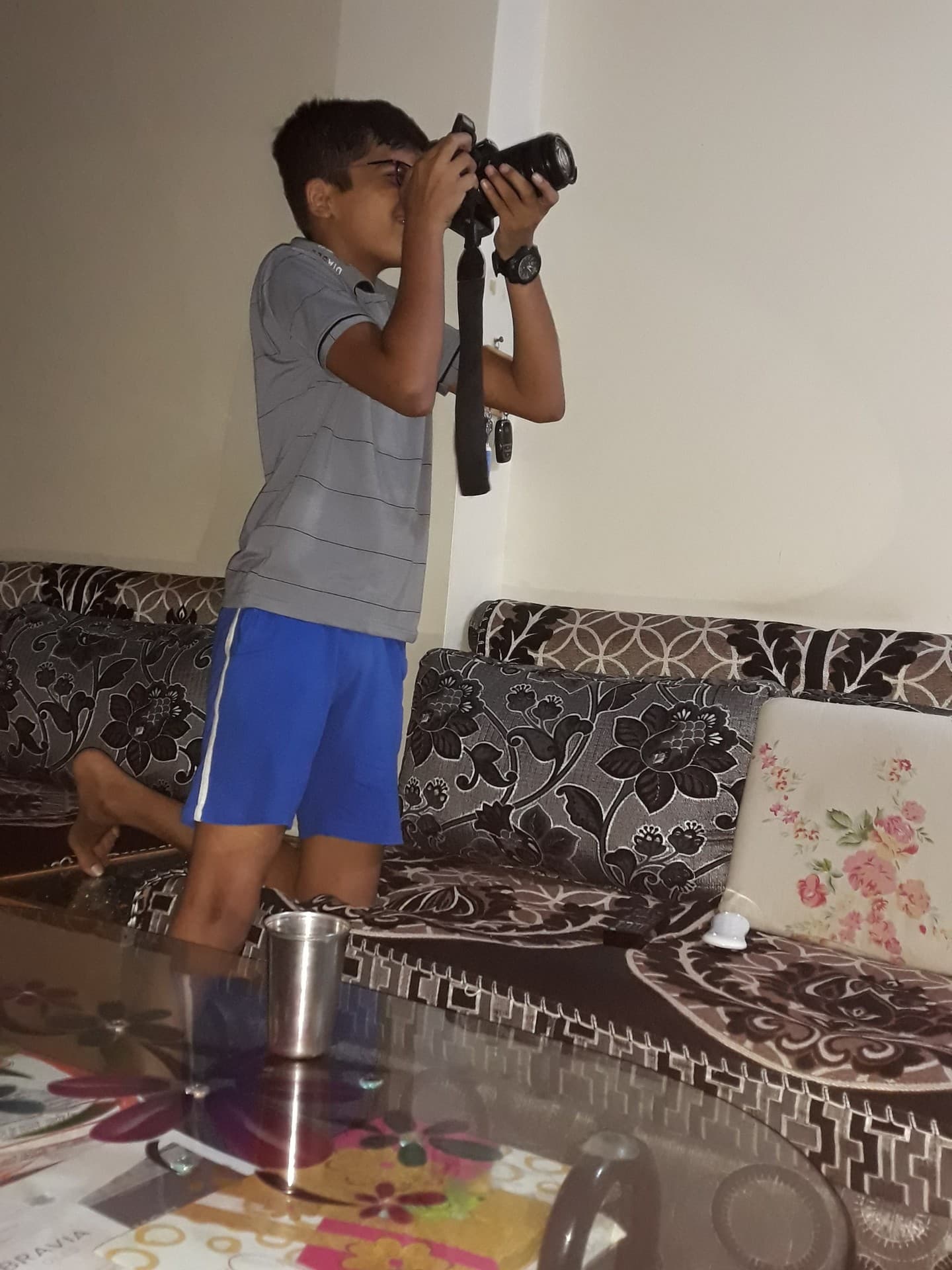 It's A Simple Photo I Am Holding Canon 1200dCamera
