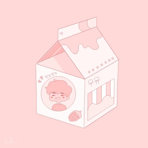 pink milk