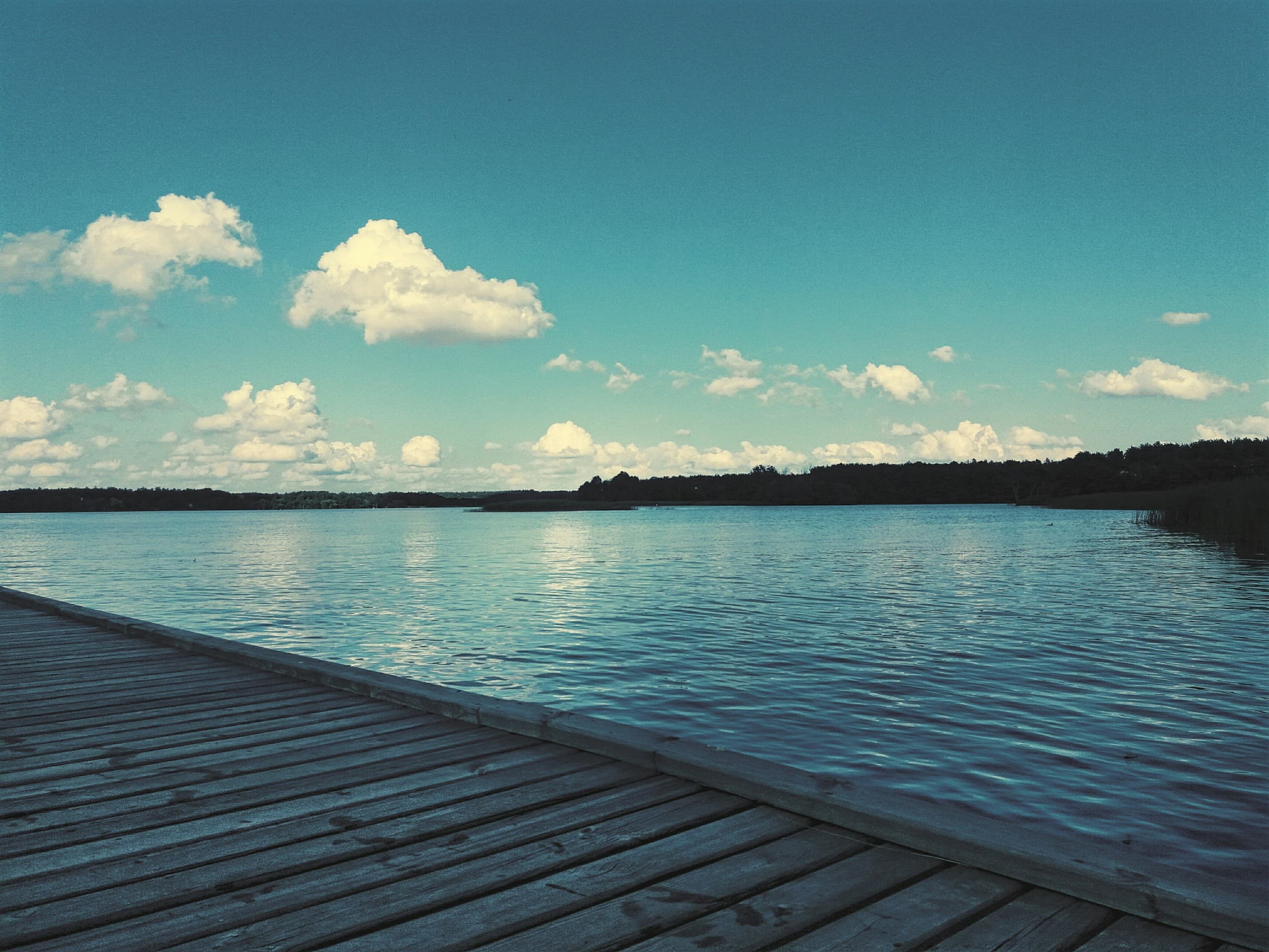 Lake and gangway