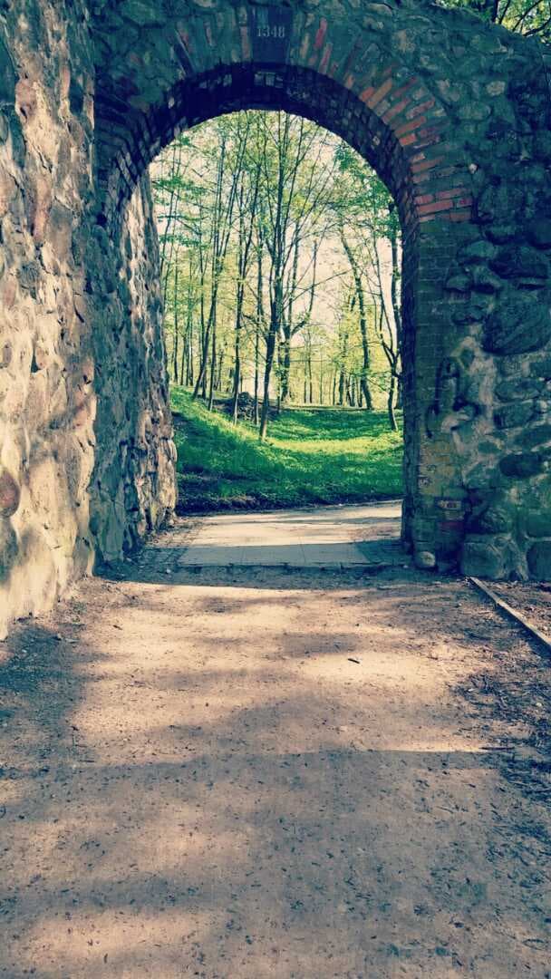 In the park...