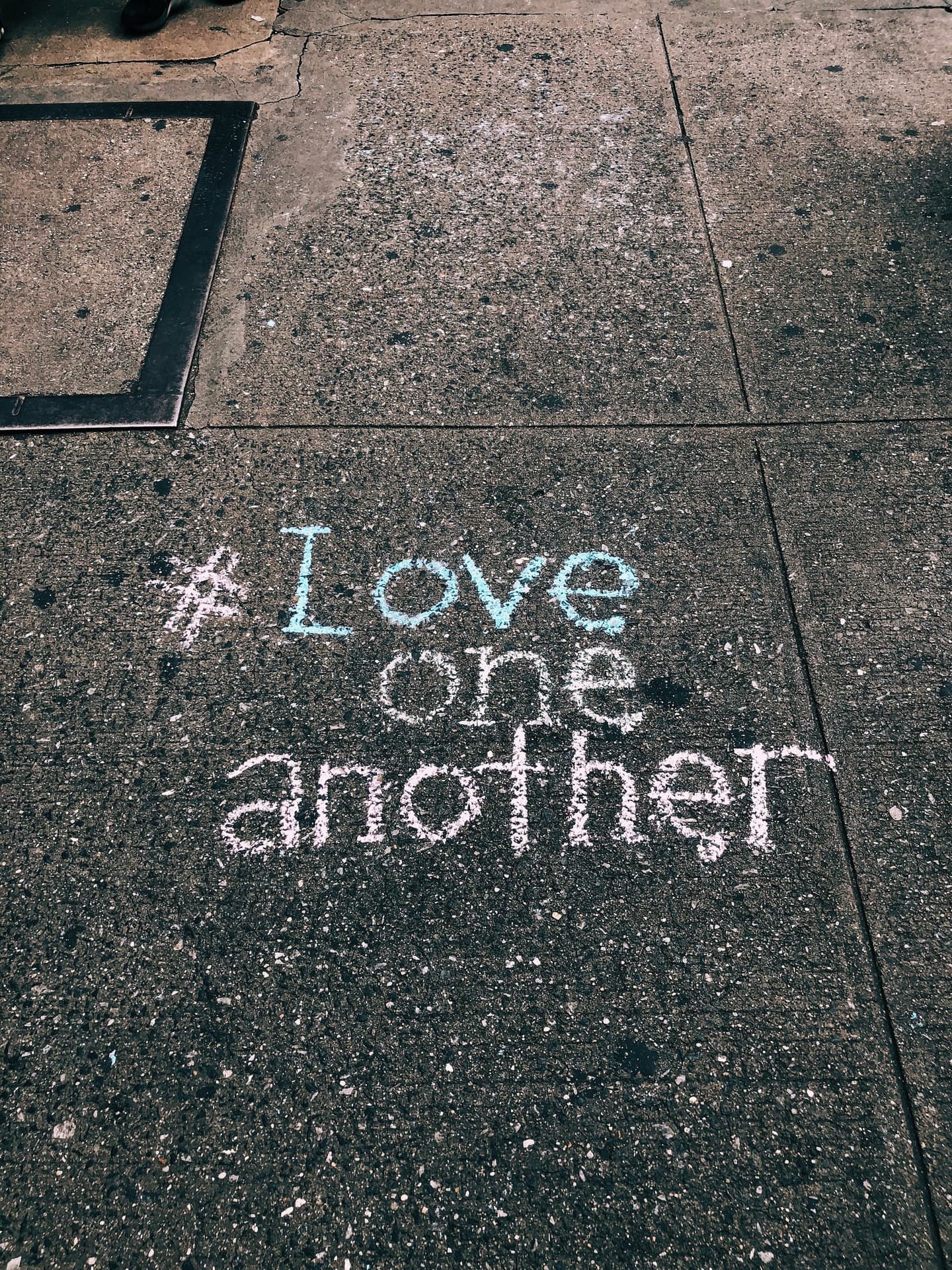 Asphalt Inscription Love