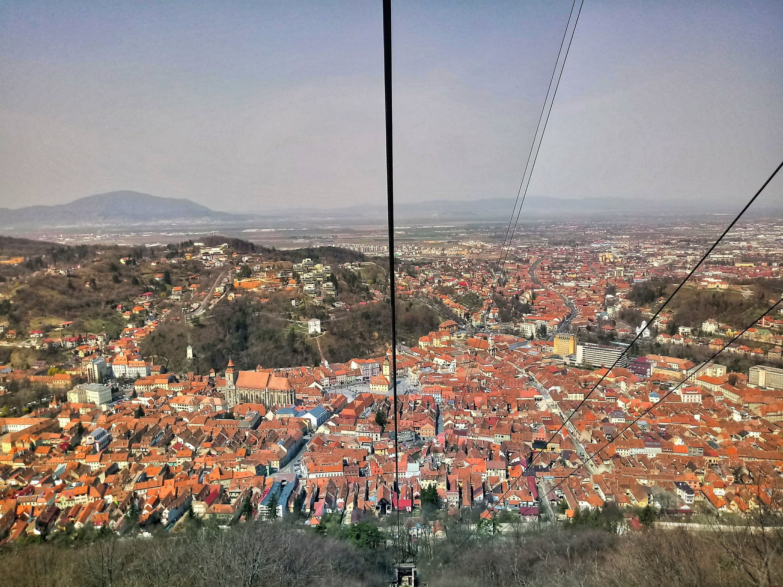 Above the city