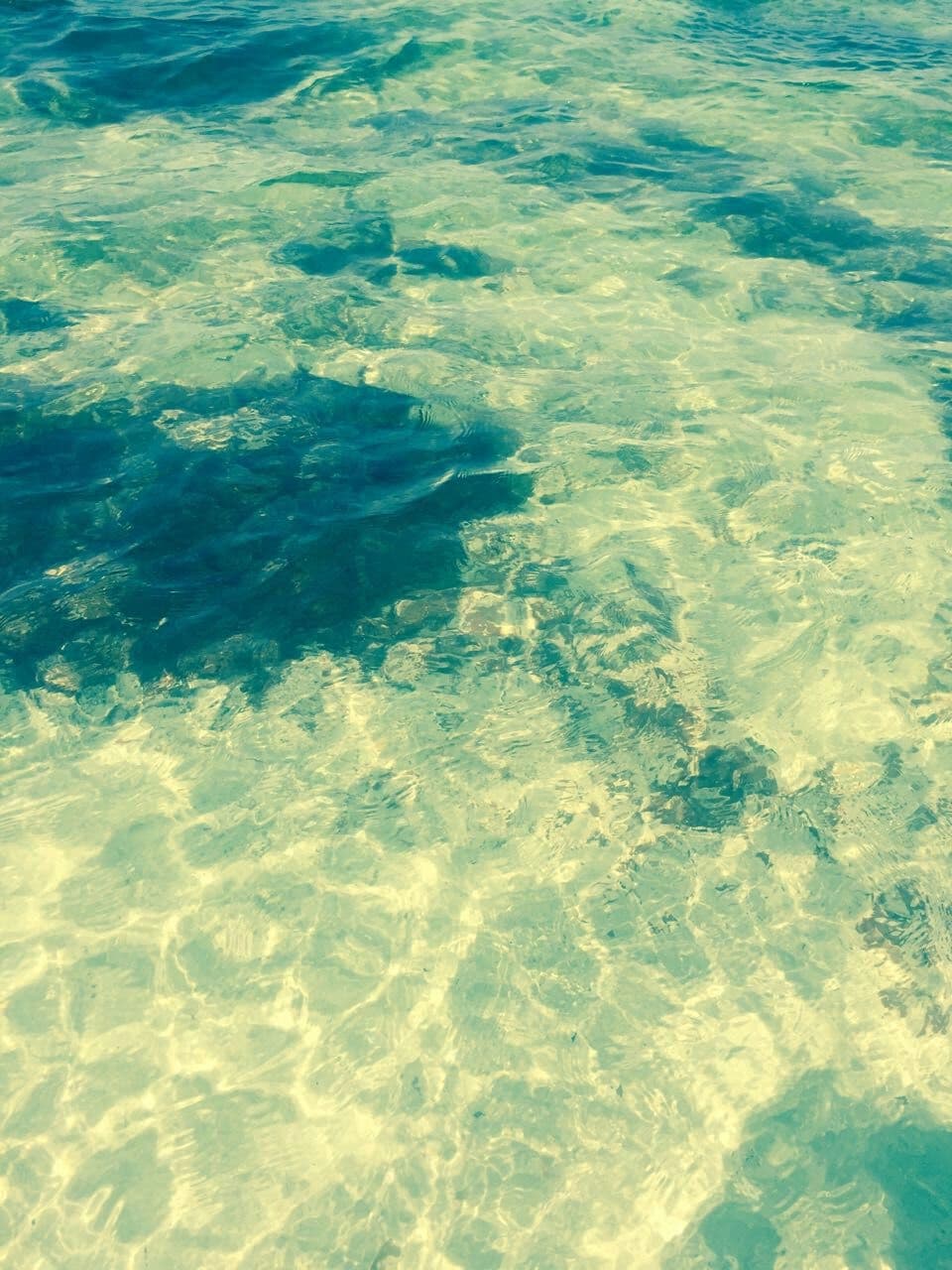 sand in water