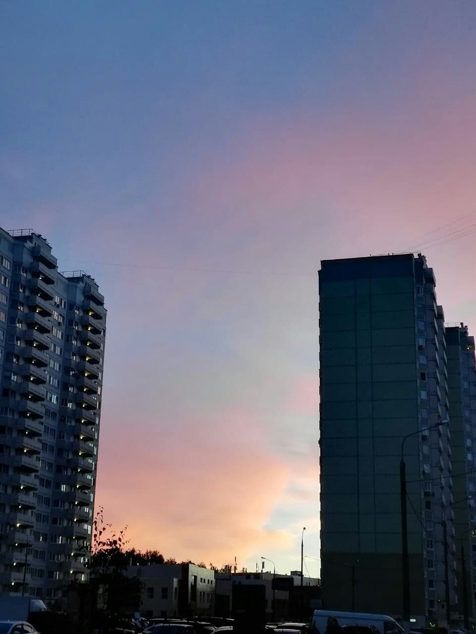 красочный закат
