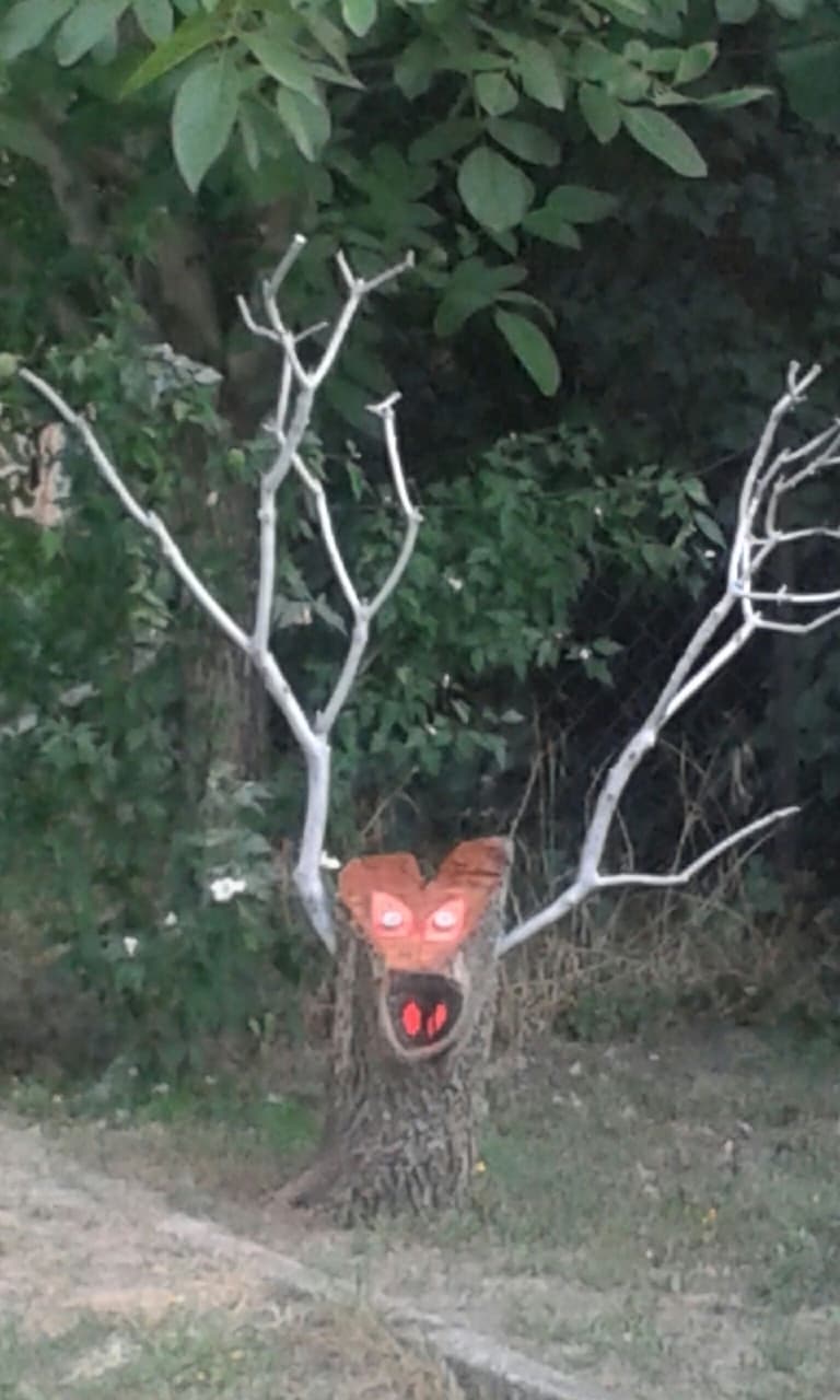 Monster statue