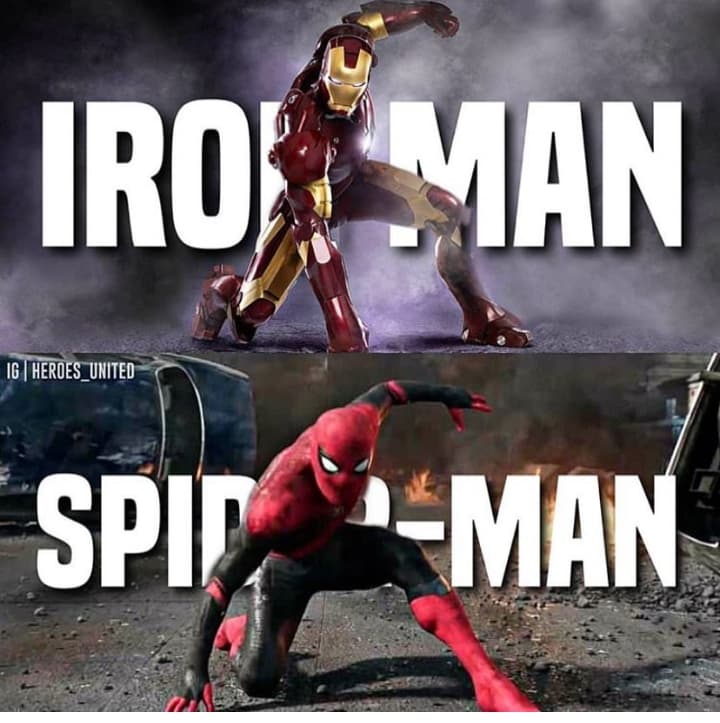 ironmam - spiderman