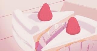 cake with strawberry