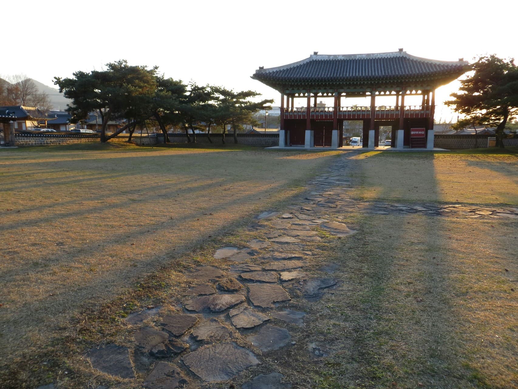 Evening shadows