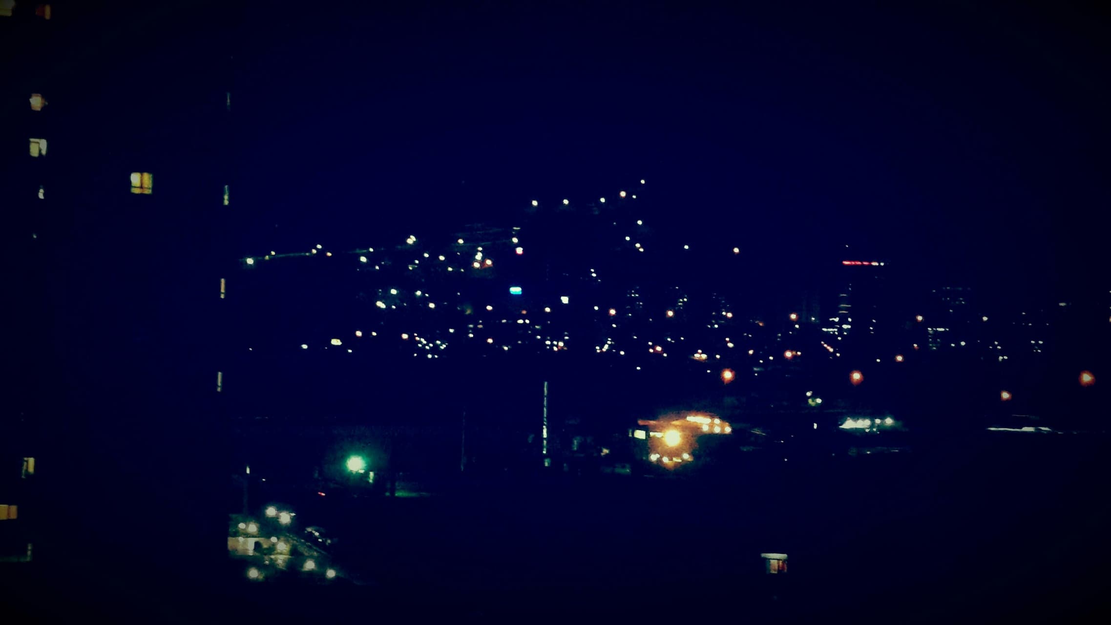 town lights