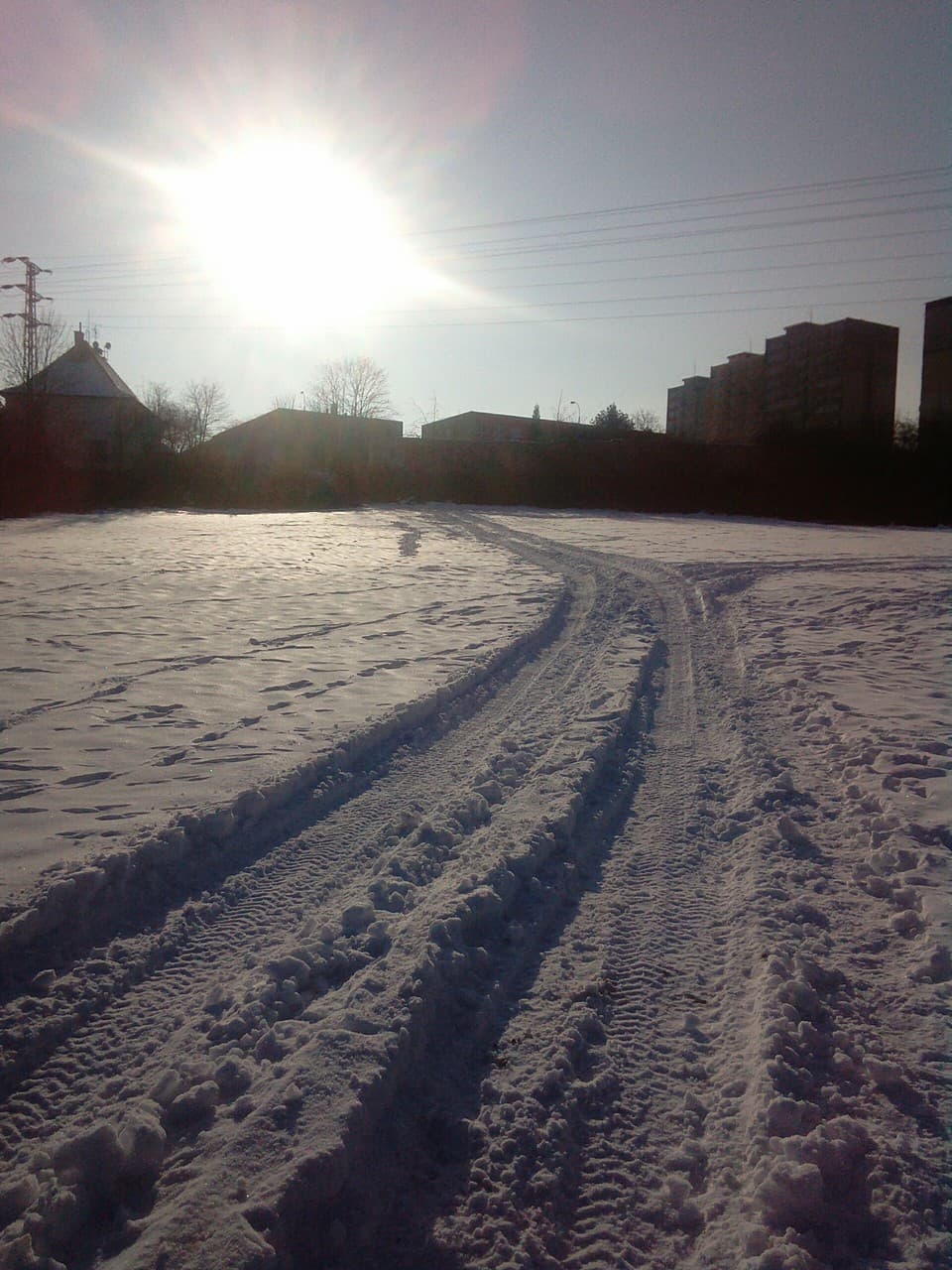 Snow..sun