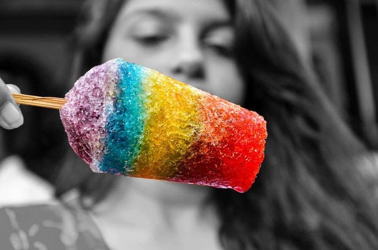 Indian ice gola
