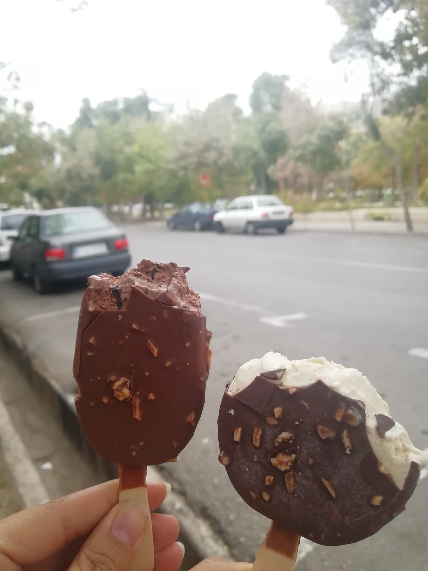 ice-cream and rainy day
