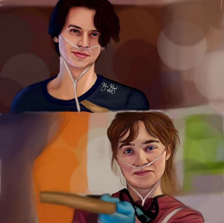 five feet apart