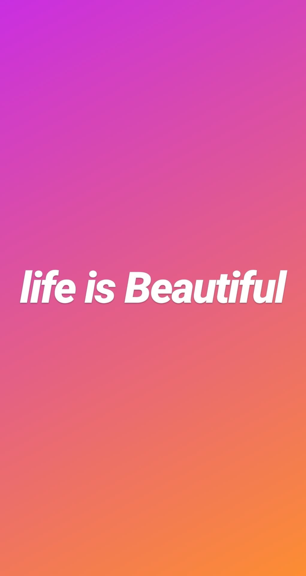 life is Beautiful