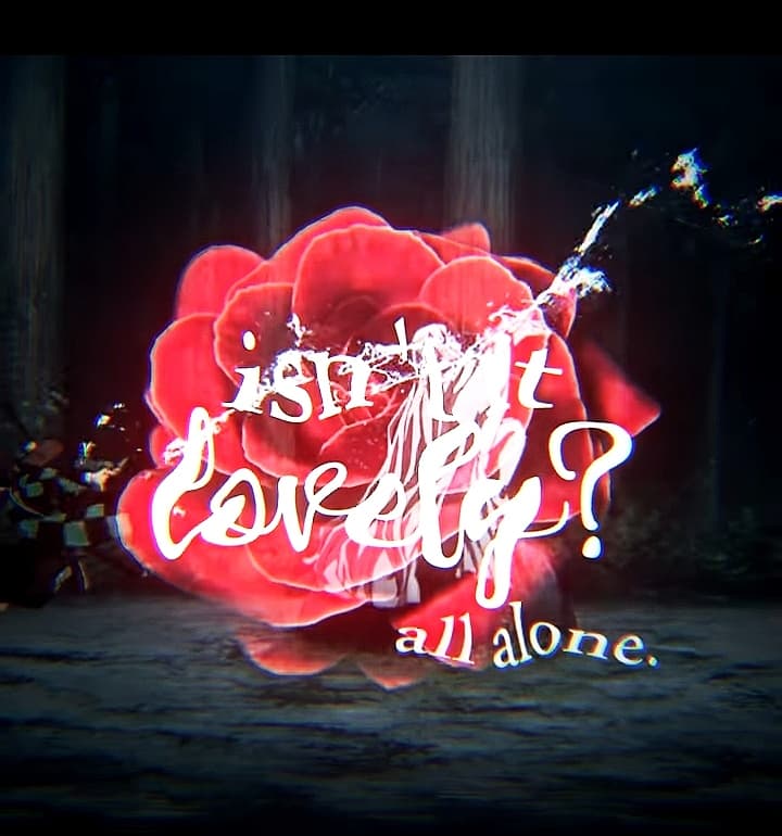 isn't it lovely, all alone.