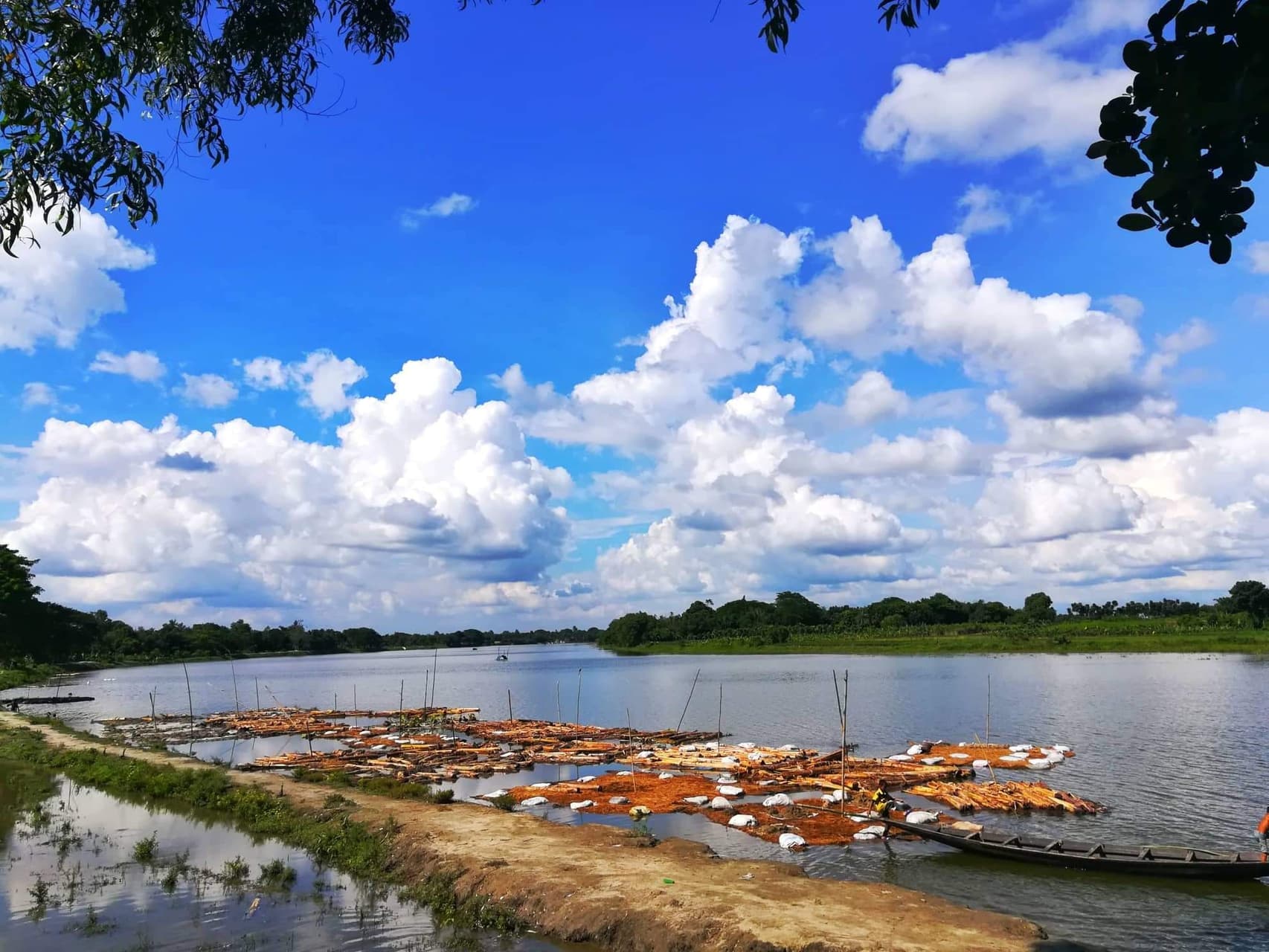 River sky