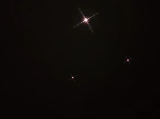 shiny starry sky