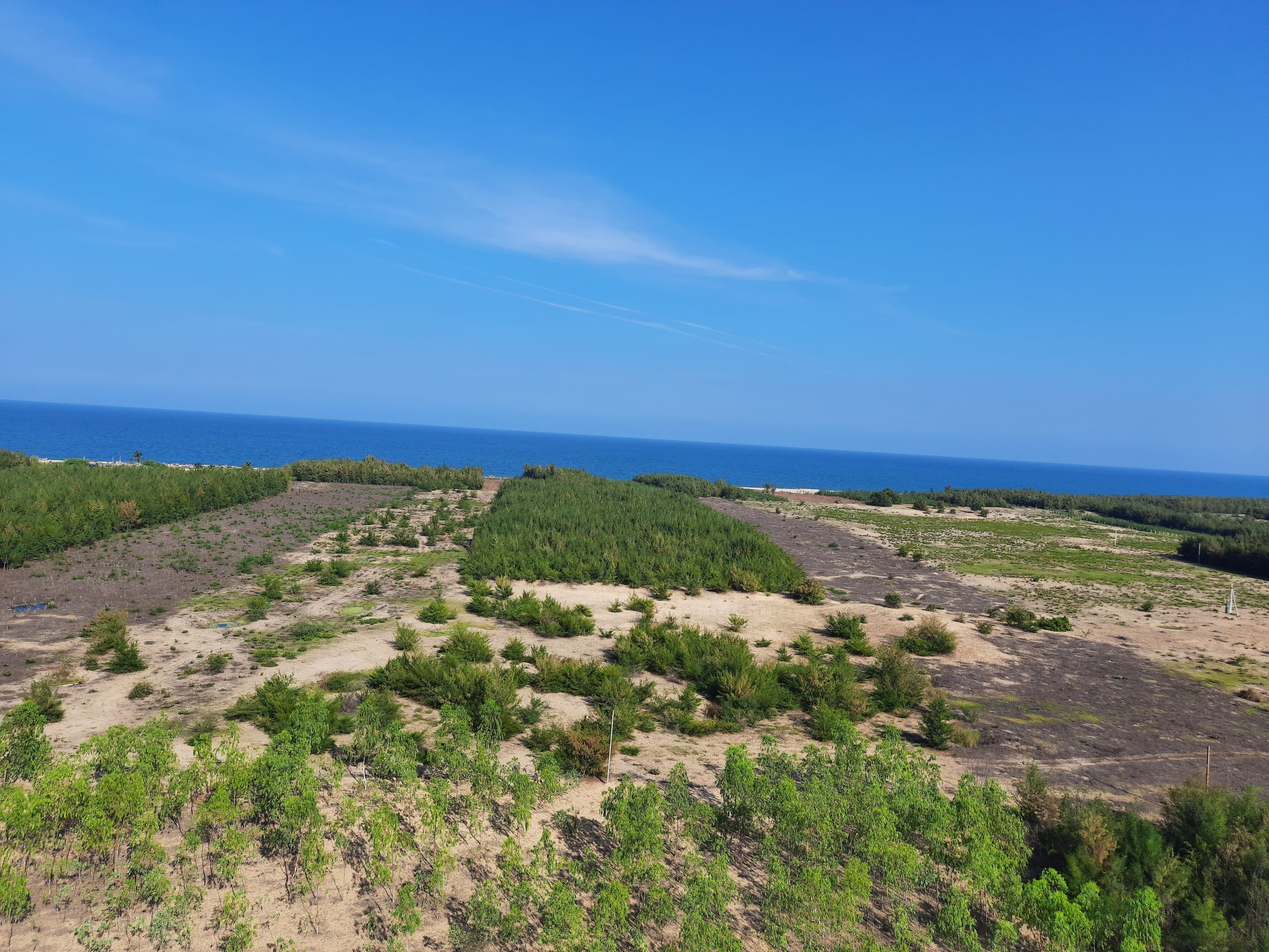 from Light house to view