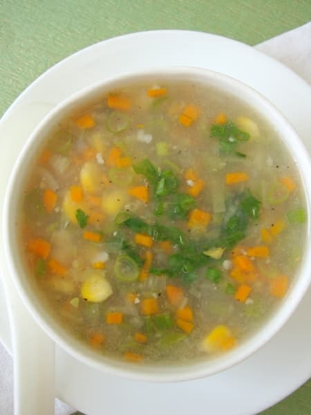 sweet corn soup