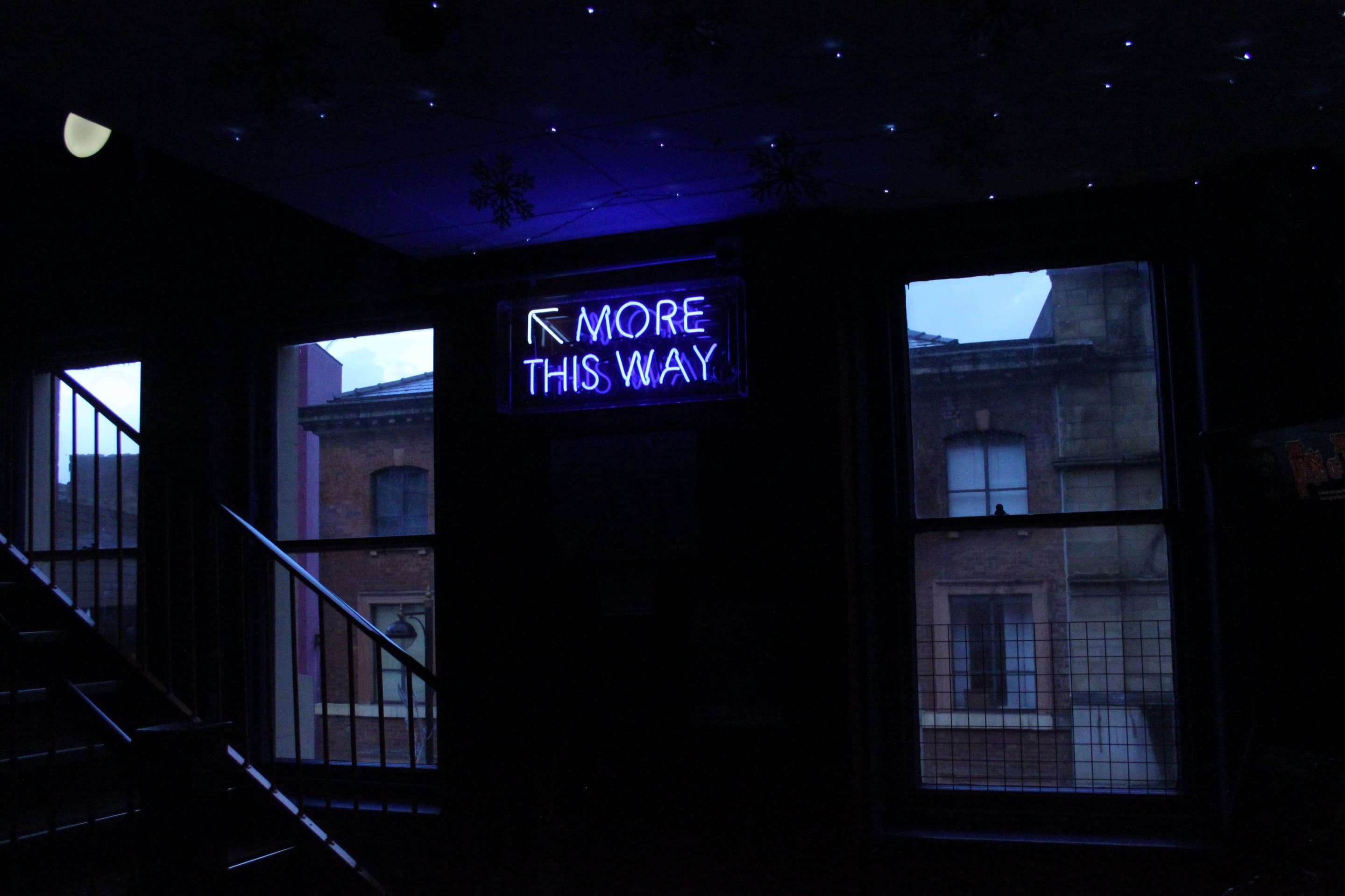Neon Inscription Wall