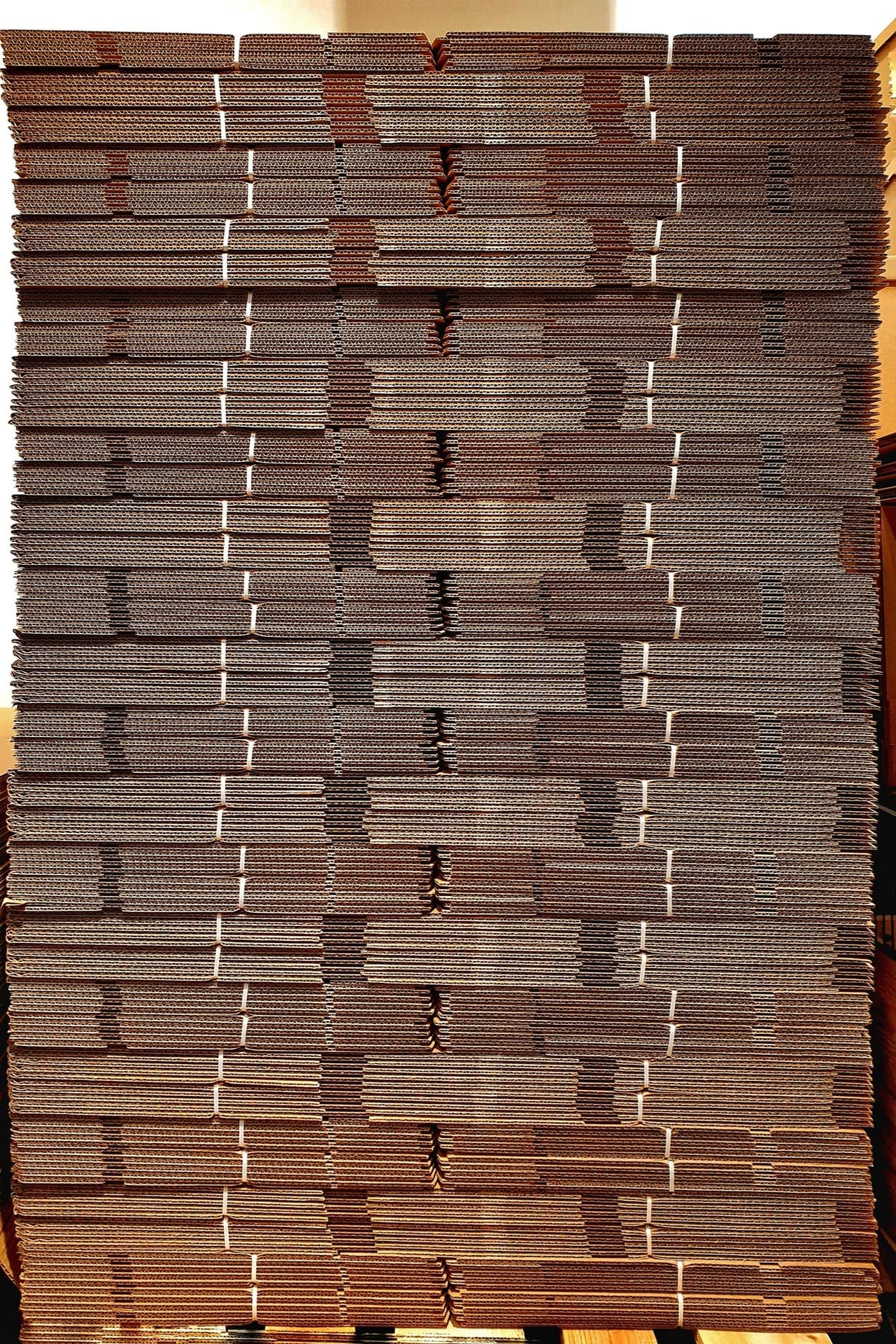 Empty cardboards
