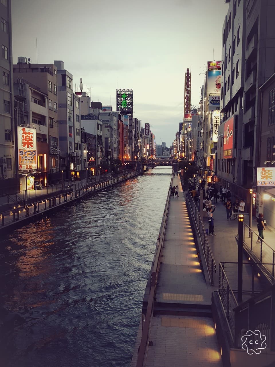 일본 오사카 도톰보리