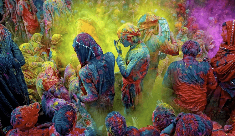 colors of Holi...