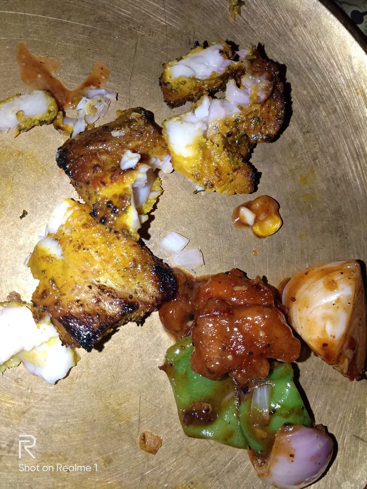 Kebab fish and chicken