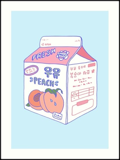 peach milk