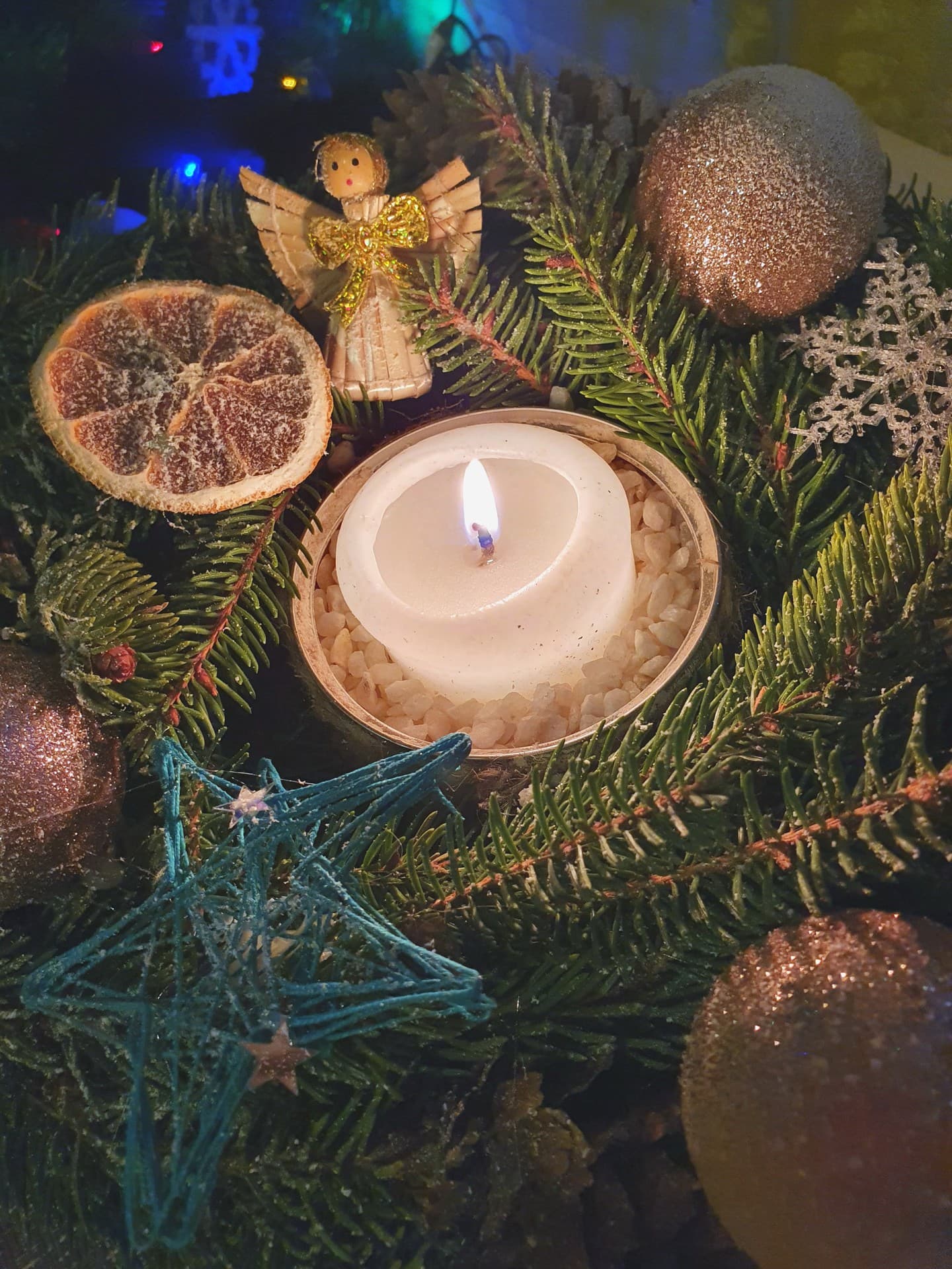 Christmas candle v2)