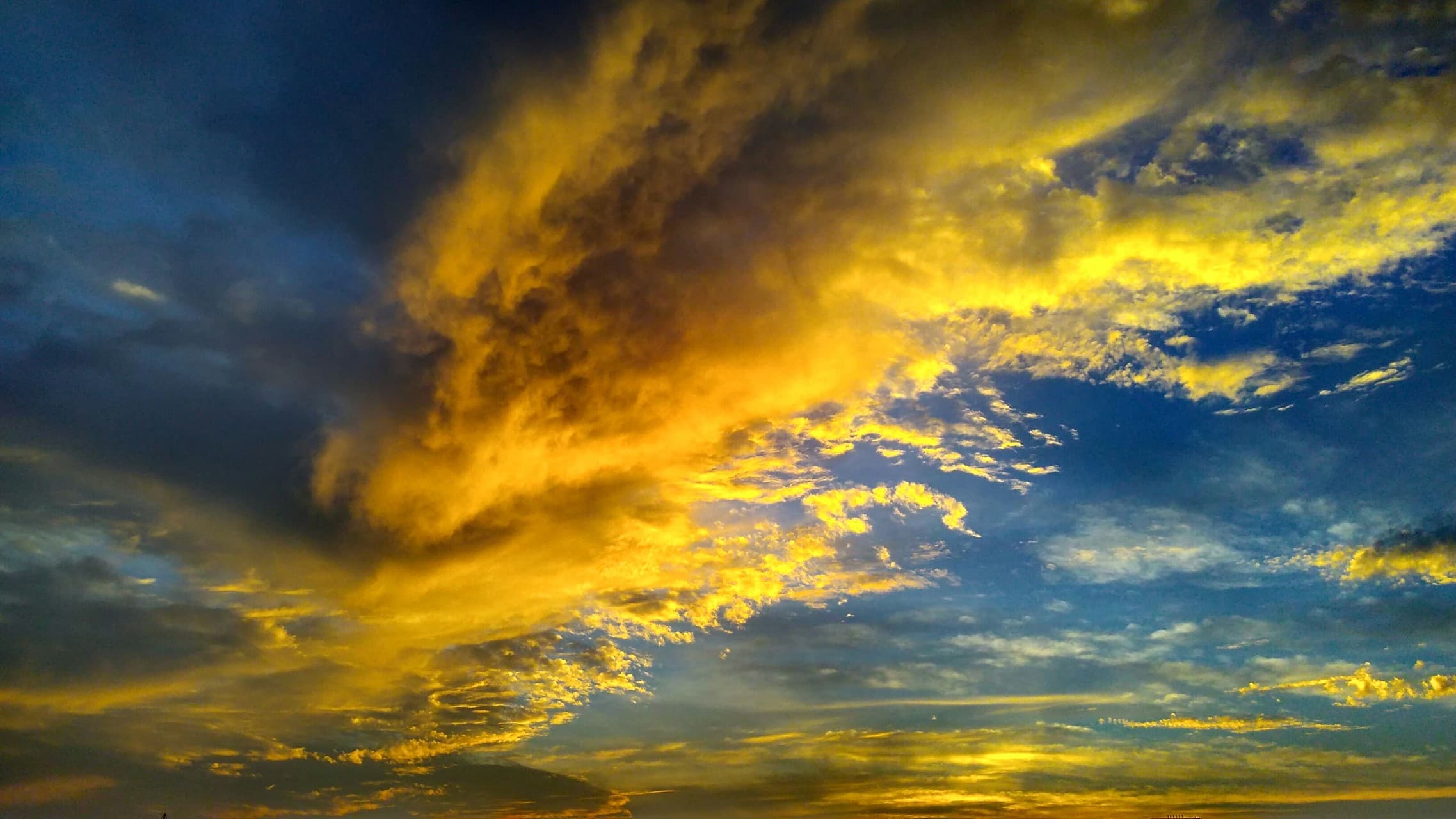 golden sky