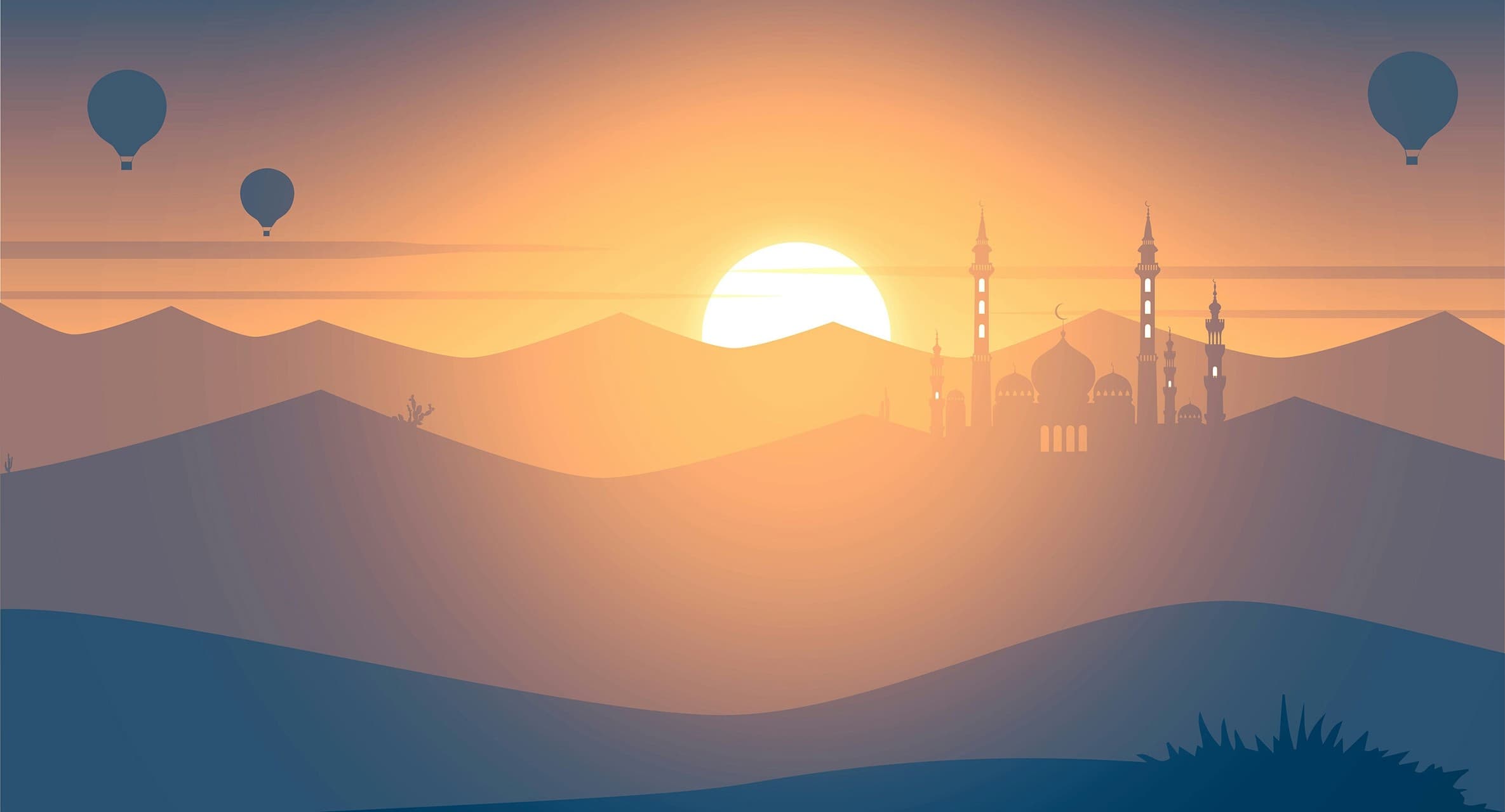 THE MORNING; mountains