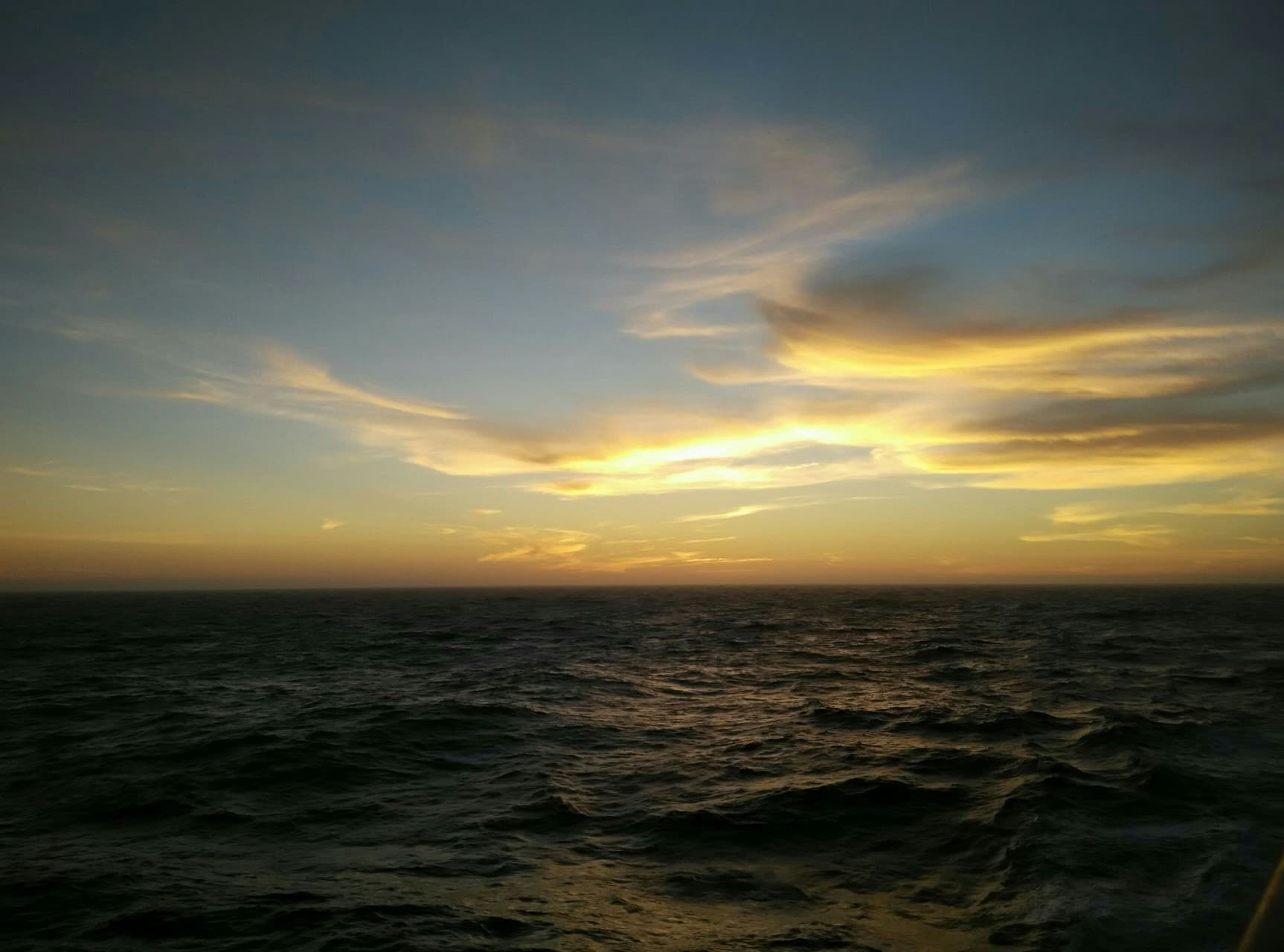 Ocean sunset