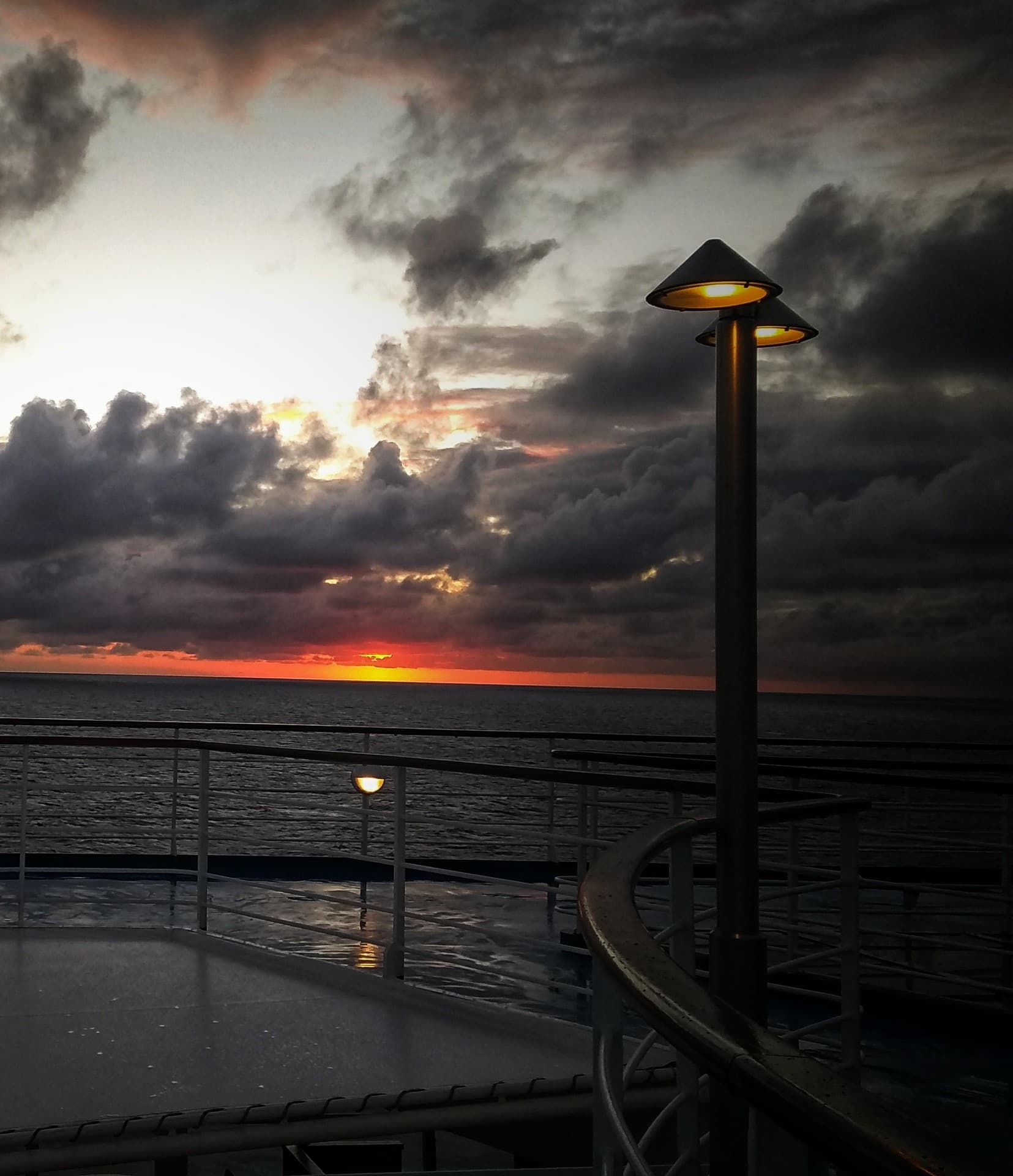 At sea _way to Cuba